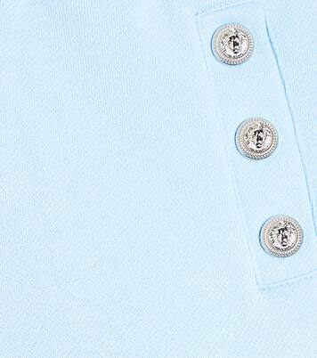 Cotton jersey shorts | Balmain Kids
