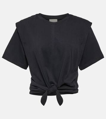 Zelikia gathered cotton crop top | Isabel Marant