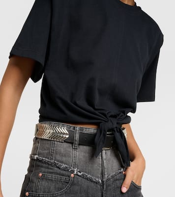 Zelikia gathered cotton crop top | Isabel Marant