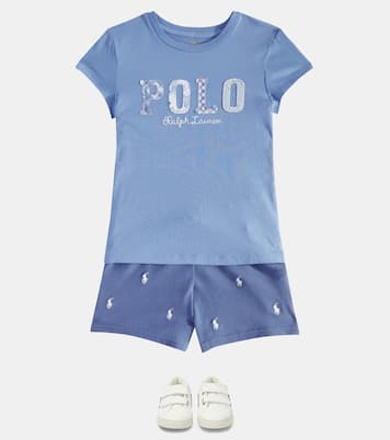 Printed cotton jersey T-shirt | Polo Ralph Lauren Kids