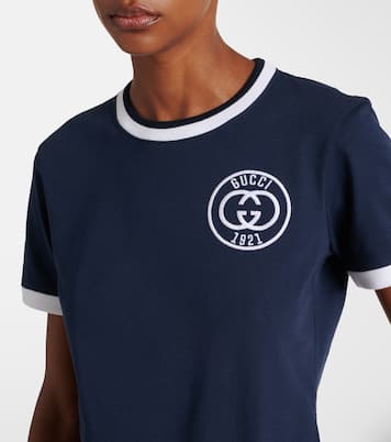 T-Shirt Interlocking G aus Baumwolle | Gucci