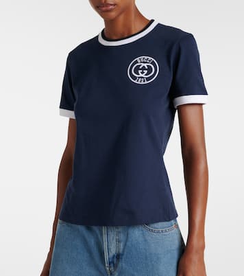 T-Shirt Interlocking G aus Baumwolle | Gucci