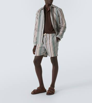 Barkley striped cotton shirt | Orlebar Brown