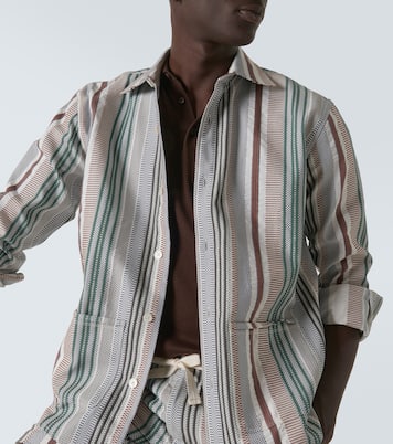 Barkley striped cotton shirt | Orlebar Brown