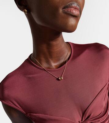 Peekaboo 18kt rose gold necklace with beryl and diamonds | Bucherer Fine Jewellery