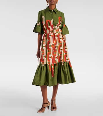 Midikleid Choux aus Baumwollpopeline | La DoubleJ