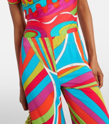 Pantaloni regular Iride con stampa | Pucci
