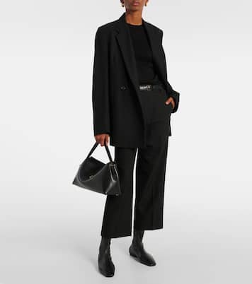 Ankle Boots Sock aus Leder | Toteme