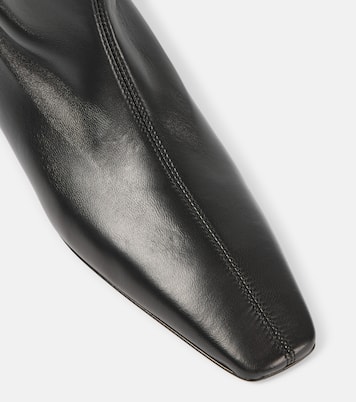 Ankle Boots Sock aus Leder | Toteme