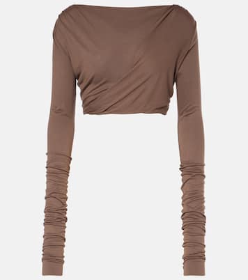 Cropped-Top Jade | Rick Owens