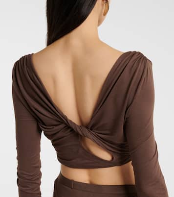 Cropped-Top Jade | Rick Owens