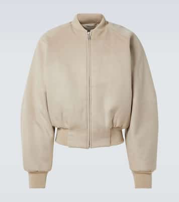Chaqueta bomber de lana y cachemir | Entire Studios