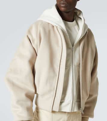 Chaqueta bomber de lana y cachemir | Entire Studios
