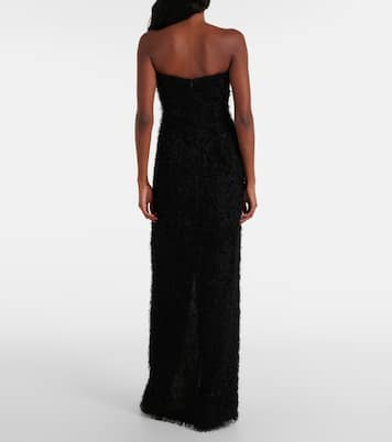 Midikleid aus Fil Coupé | Toteme