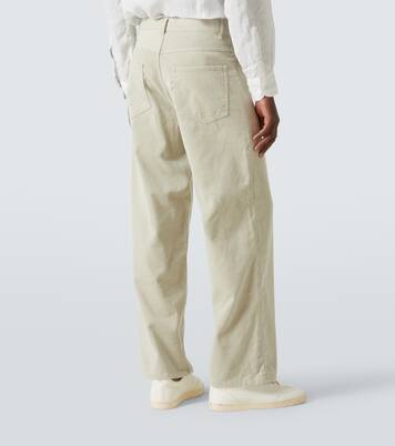 Weite Hose aus Baumwoll-Cord | Auralee