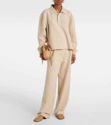 Pantalon ample White Label Tristan en coton mélangé | Proenza Schouler