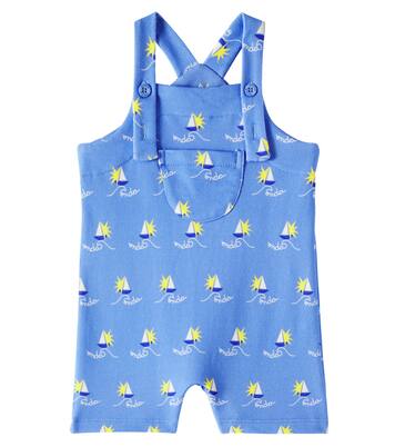 Printed cotton-blend romper | Fábula