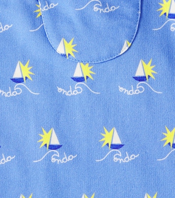 Printed cotton-blend romper | Fábula