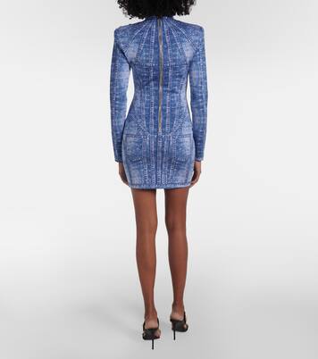 Minikleid aus Jacquard | Balmain