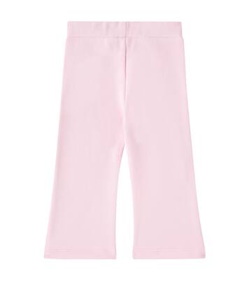 Baby logo cotton jersey sweatpants | Versace Kids