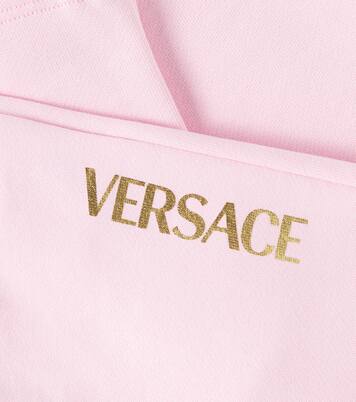 Baby logo cotton jersey sweatpants | Versace Kids