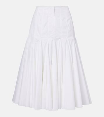 Midirock Agave aus Baumwollpopeline | Jacquemus