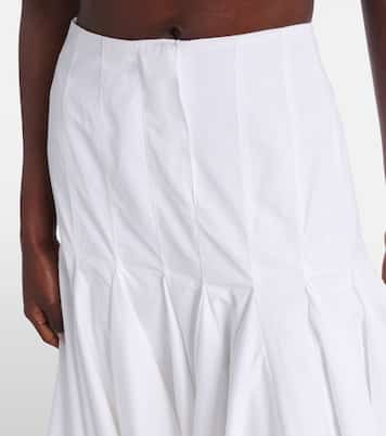 Midirock Agave aus Baumwollpopeline | Jacquemus