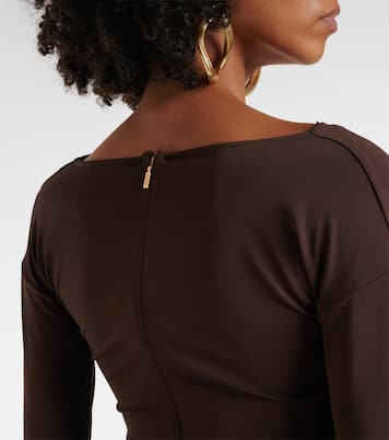 Vestido largo Kaiser con cinturón | Max Mara