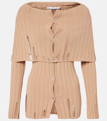 Cardigan en coton mélangé | Acne Studios
