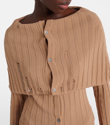 Cardigan en coton mélangé | Acne Studios