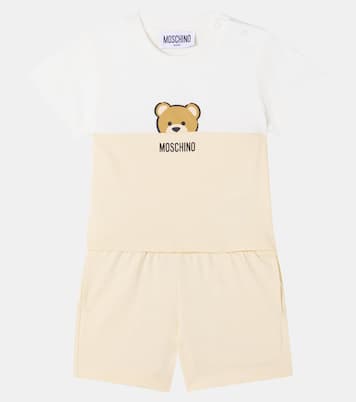 Bebé - set de camiseta y shorts de algodón | Moschino Kids