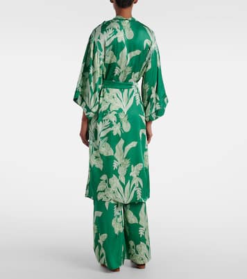 Kaftan Erica aus Satin | Poupette St Barth