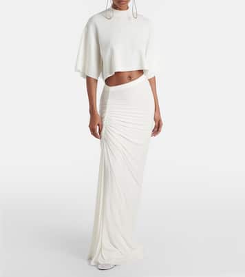 Cropped-Top aus einem Baumwollgemisch | Alaïa