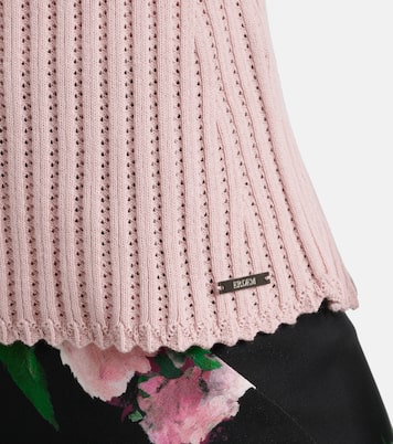 Top Pointelle in cotone | Erdem