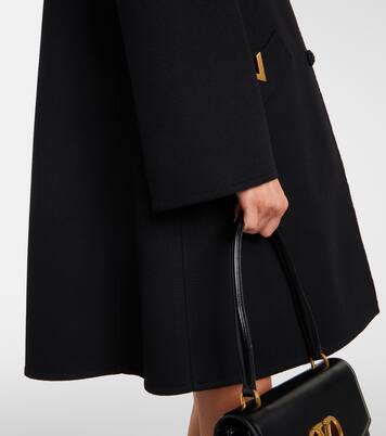 VGold wool and cashmere coat | Valentino