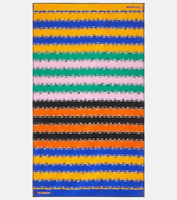 Striped cotton towel | Missoni