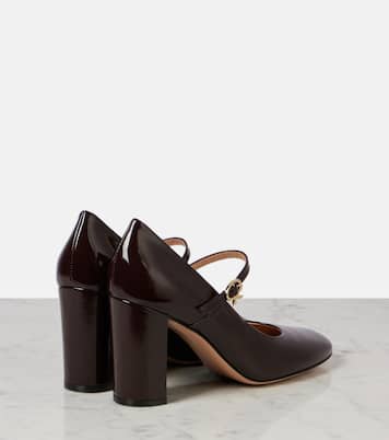 85 patent leather Mary Jane pumps | Gianvito Rossi