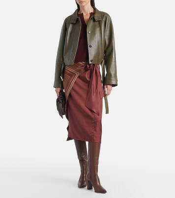 Lyell 85 leather boots | Gianvito Rossi