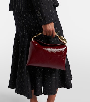 Sac Bloom Medium en cuir verni | Erdem