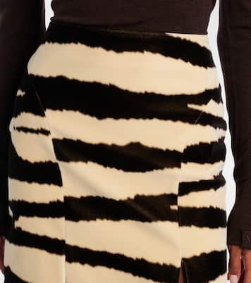 Bedruckter Bleistiftrock aus Baumwolle | Nina Ricci