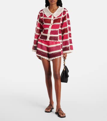 Cardigan aus Häkelstrick | Farm Rio