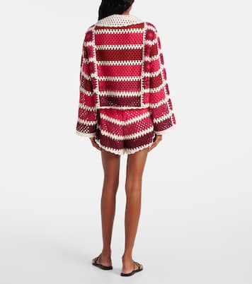 Cardigan aus Häkelstrick | Farm Rio