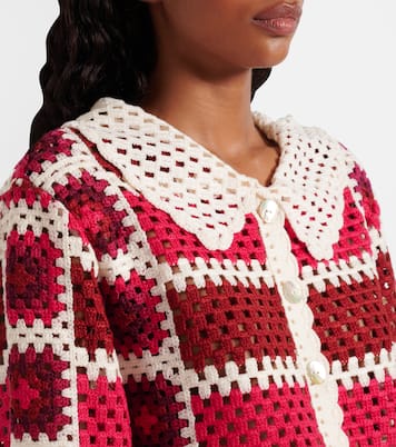 Cardigan aus Häkelstrick | Farm Rio