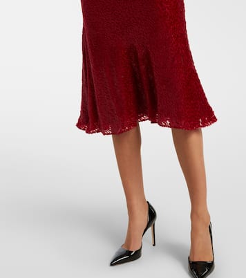 Fil coupé cutout maxi dress | Self-Portrait