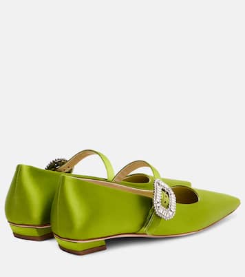 Mary-Jane-Ballerinas Belle Vivier 25 aus Satin | Roger Vivier