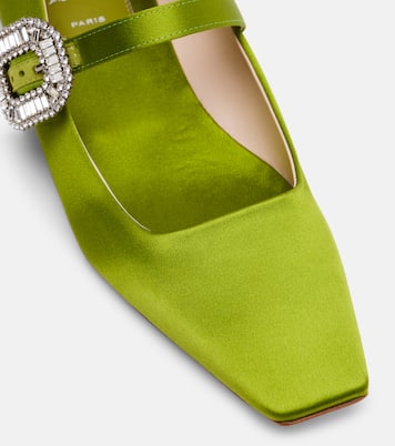 Mary-Jane-Ballerinas Belle Vivier 25 aus Satin | Roger Vivier