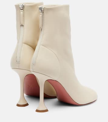 Iris 95 leather ankle boots | Amina Muaddi