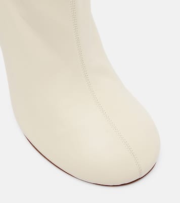 Iris 95 leather ankle boots | Amina Muaddi