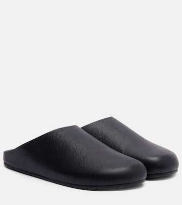 Hudson leather mules | The Row