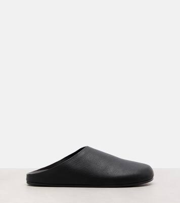 Hudson leather mules | The Row